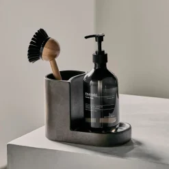 Meraki Brush & Soap Holder Datura Dark Grey Small