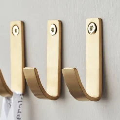 Meraki Hooks Thapsus Brushed Brass