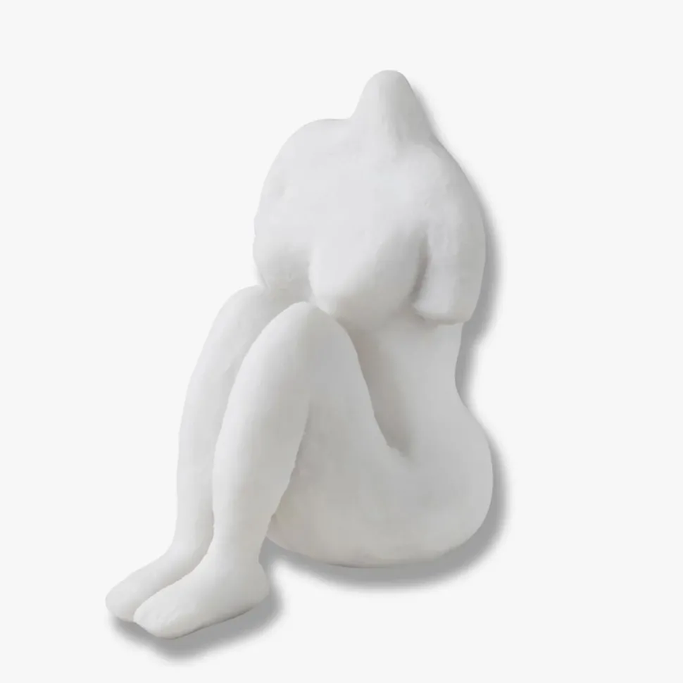 Mette Ditmer Art Piece Sitting Woman Off-White