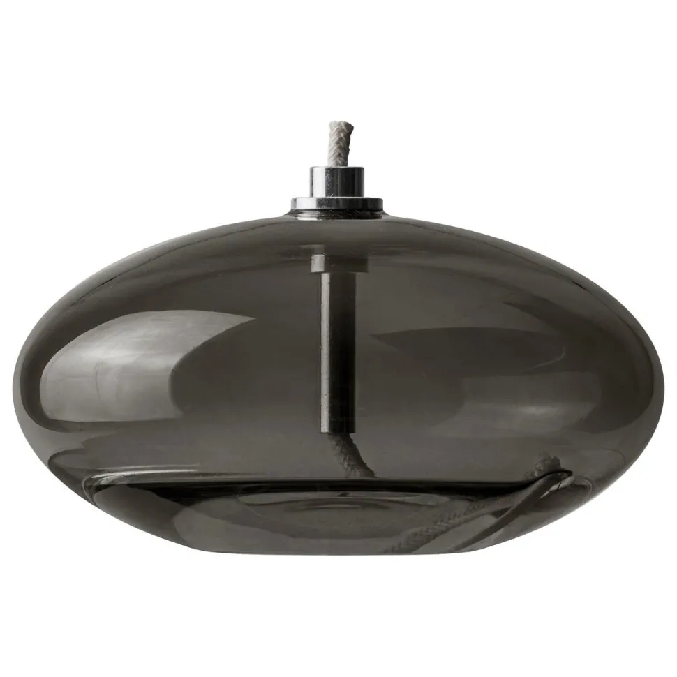 Mette Ditmer Aura Oil Lamp Smoke Grey Small