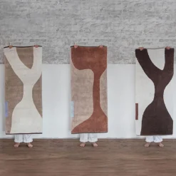 Mette Ditmer Figura Rug Dark Olive Medium