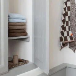 Mette Ditmer Geo Towel Light Blue