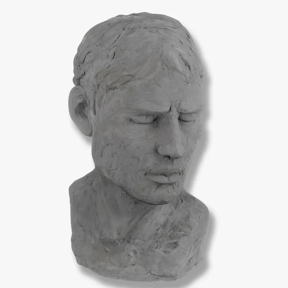 Mette Ditmer His Reflective Mind Buste Concrete