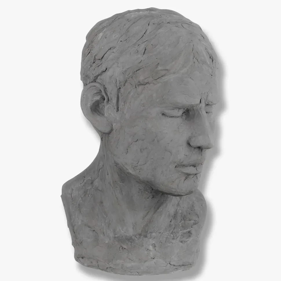 Mette Ditmer His Reflective Mind Buste Concrete