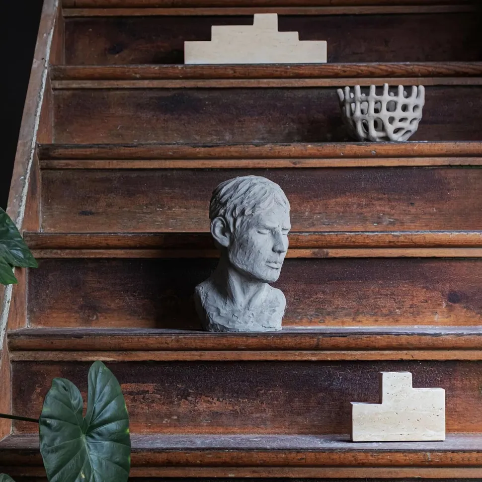 Mette Ditmer His Reflective Mind Buste Concrete