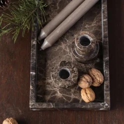 Mette Ditmer Marble Deco Tray Brown