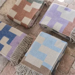 Mette Ditmer Maze Throw Chocolate