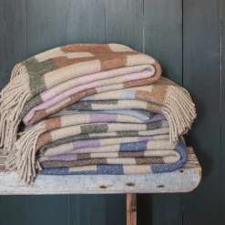 Mette Ditmer Maze Throw Chocolate