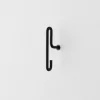 Moebe Wall Hook Small Black 2-pak