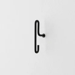 Moebe Wall Hook Small Black 2-pak