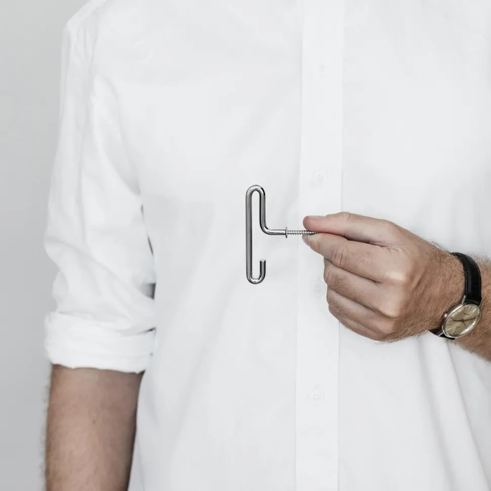 Moebe Wall Hook Stainless Steel Small (2-pcs.)