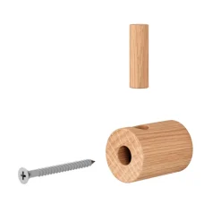 Moebe Wooden Wall Hook Oak