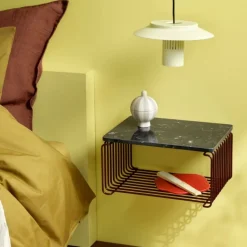 Montana Verner Panton Wire Topplade Sort Marmor