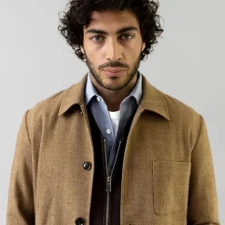 Mos Mosh Gallery Conor Herringbone Jacket Ermine