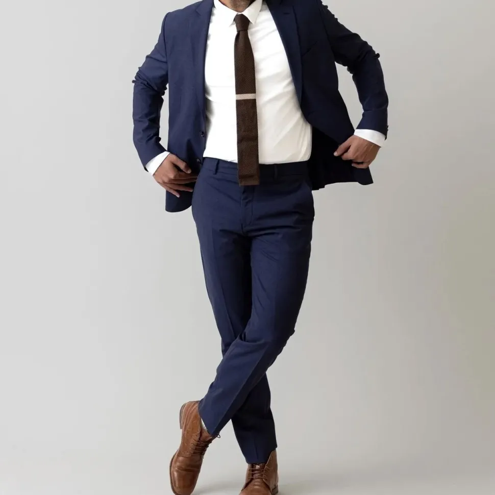 Mos Mosh Gallery James Dynamic Luxe Blazer Navy