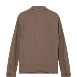 Mos Mosh Gallery Milo Plage Overshirt Chocolate Chip