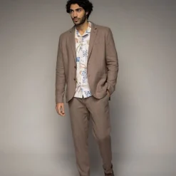 Mos Mosh Gallery Williams Plage Blazer Chocolate Chip Melange