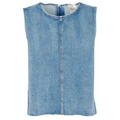 My Essential Wardrobe Dango Top Light Blue Retro Wash