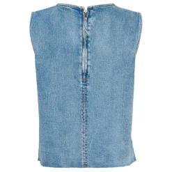 My Essential Wardrobe Dango Top Light Blue Retro Wash