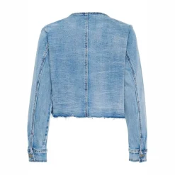 My Essential Wardrobe Dango Short Jacket Light Blue Retro Wash