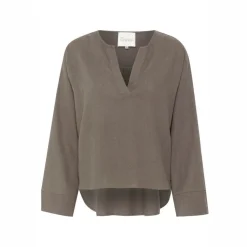 My Essential Wardrobe Dias Blouse Walnut