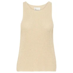 My Essential Wardrobe Diva Knit Top Almond Milk