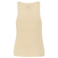 My Essential Wardrobe Diva Knit Top Almond Milk