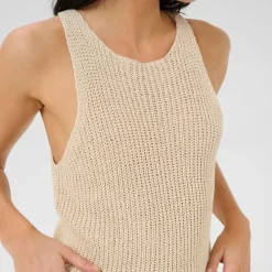 My Essential Wardrobe Diva Knit Top Almond Milk
