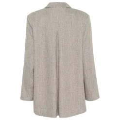 My Essential Wardrobe Emmy Blazer Oatmeal Melange