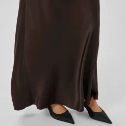 My Essential Wardrobe EstelleMW Long Skirt Espresso