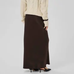 My Essential Wardrobe EstelleMW Long Skirt Espresso