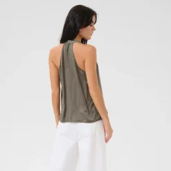 My Essential Wardrobe Estelle Top Walnut