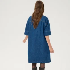 My Essential Wardrobe Hilma Dress Medium Blue Wash
