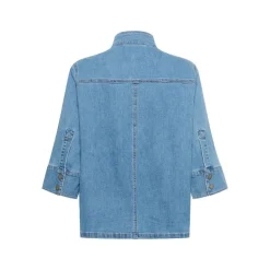 My Essential Wardrobe Lara Blouse Medium Blue Wash