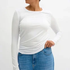 My Essential Wardrobe The Modal Blouse Bright White