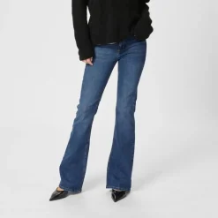 My Essential Wardrobe The Dekota High Bootcut Medium Blue