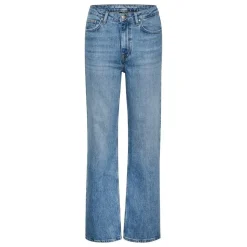 My Essential Wardrobe The Louis High Wide Jeans Medium Blue