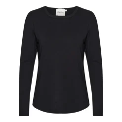 My Essential Wardrobe The Modal Blouse Black
