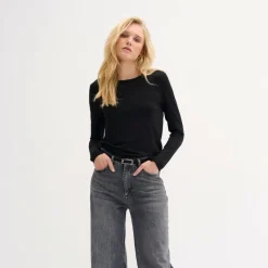 My Essential Wardrobe The Modal Blouse Black