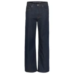 My Essential Wardrobe The Louis High Wide Jeans Dark Blue Un-Wash