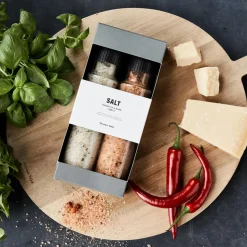 Nicolas Vahé Gift Box Parmesan/Basil Salt & Chili Salt