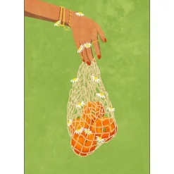 Poster & Frame Fresh Oranges 50x70 cm