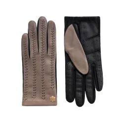 RHANDERS Emma Leather Gloves Taupe