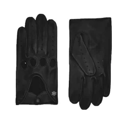 RHANDERS Frederik Leather Gloves Black