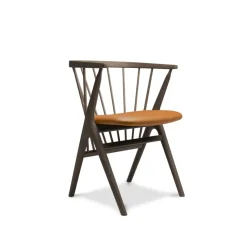 Sibast Furniture No 8 Chair Mørkolieret Eg Ultra Brandy Læder
