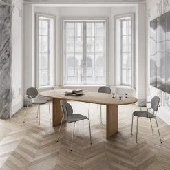 Sibast No 7 Spisebord Oval Røget Eg