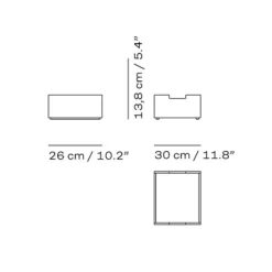 Skagerak Cutter Kasse Lille Eg
