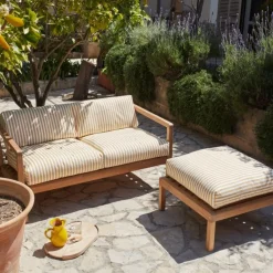 Skagerak Virkelyst Pouf Teak