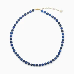 Soï Krystal Halskæde Blå Jade