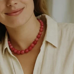 Soï Krystal Halskæde Faro Redstone Quartz